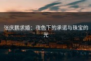 张庆鹏求婚：夜色下的承诺与珠宝的光
