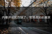 内幕评论区炸锅了，现场竟如此痛哭