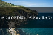 吃瓜评论区炸锅了，现场竟如此痛哭！